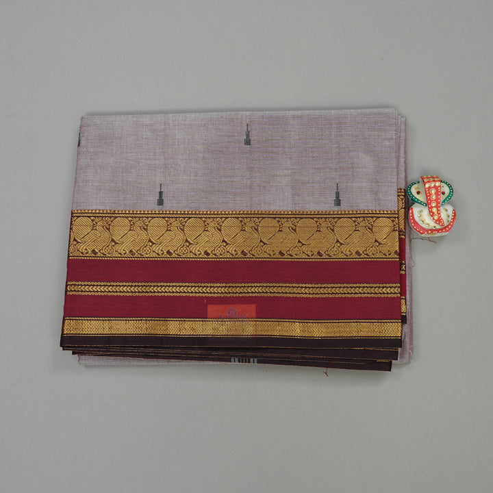 Hayagrivas Handloom Pure Cotton Saree in Classy Onion Pink KBE78D7-15
