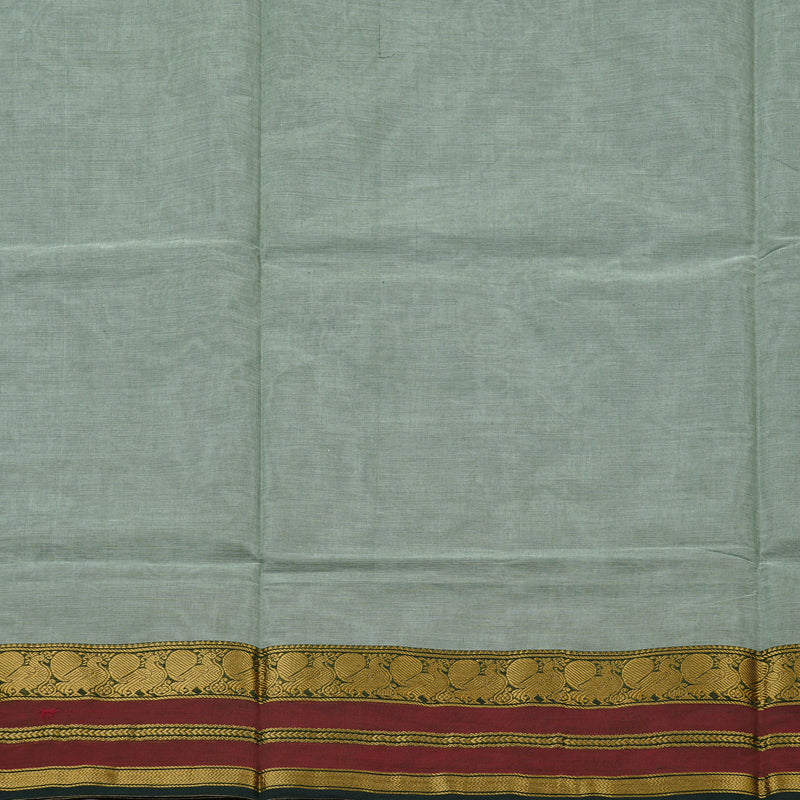 Hayagrivas Handloom Pure Cotton Saree in Lively Sea Green KBE78D7-6