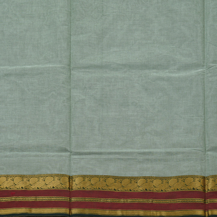 Hayagrivas Handloom Pure Cotton Saree in Lively Sea Green KBE78D7-6