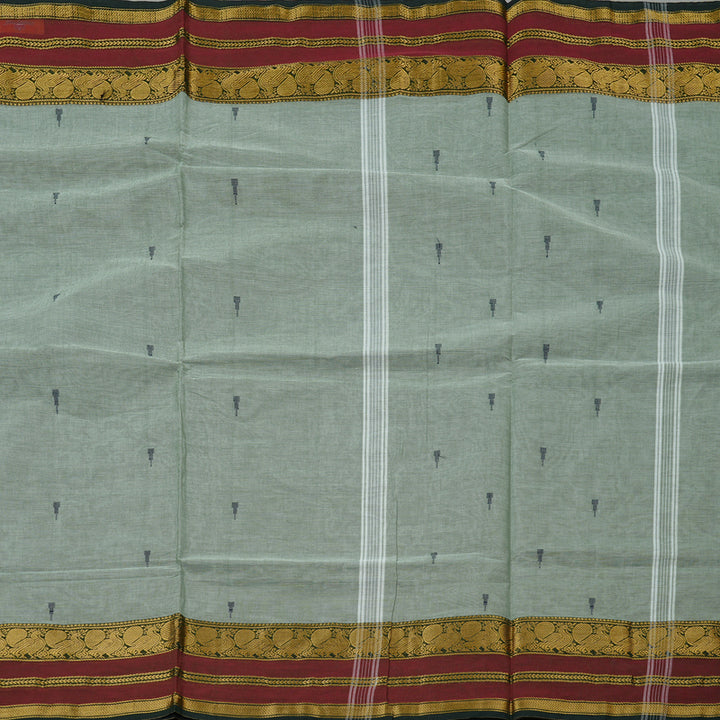 Hayagrivas Handloom Pure Cotton Saree in Lively Sea Green KBE78D7-6
