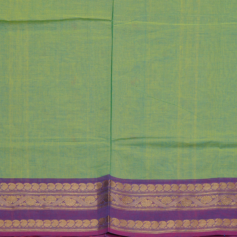 Hayagrivas Handloom Pure Cotton Saree in Eye-catching Sea Green KBE78D7-9