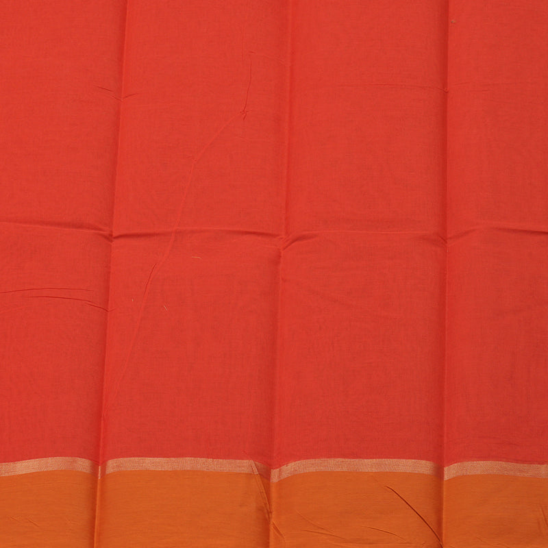 Hayagrivas Handloom Pure Cotton Saree in Royal Red KBE78D9-12