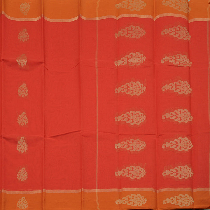 Hayagrivas Handloom Pure Cotton Saree in Royal Red KBE78D9-12