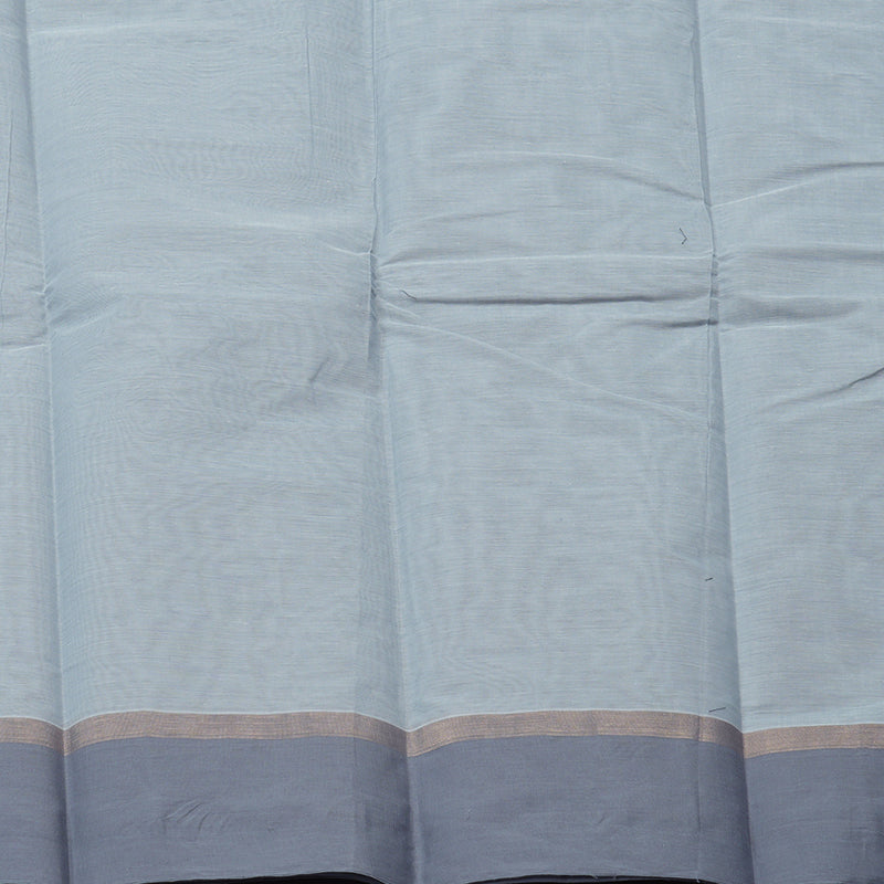 Hayagrivas Handloom Pure Cotton Saree in Graceful Silver Grey KBE78D9-22