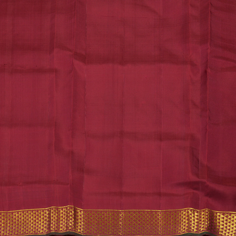 Hayagrivas Maroon Pure Ten Yards Silk Madisar KBE793H12-1