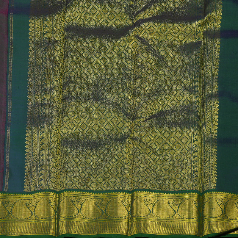 Hayagrivas Handloom Pure Kanjivaram Silk Saree in Majestic Red KBE793H4-2