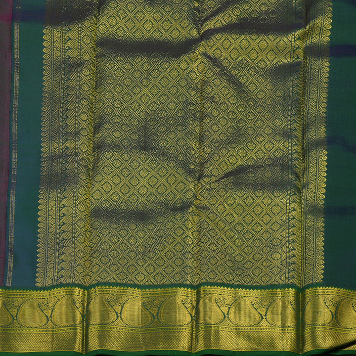 Hayagrivas Handloom Pure Kanjivaram Silk Saree in Majestic Red KBE793H4-2