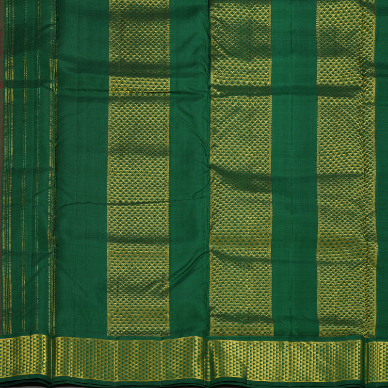 Hayagrivas Handloom Red Ten Yards Silk Madisar KBE793H9-2