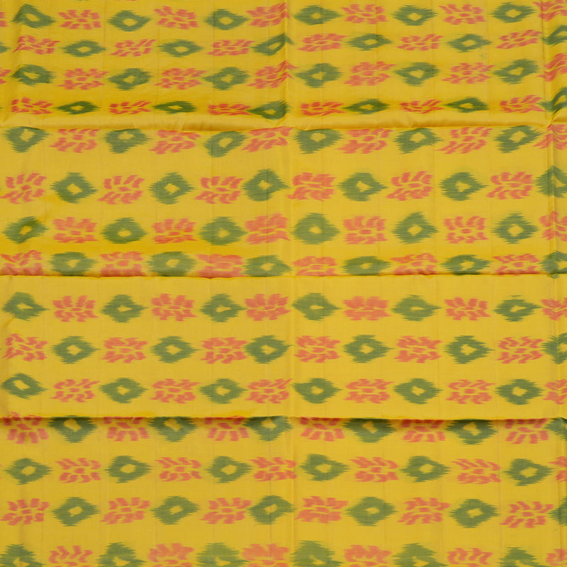 Hayagrivas Handloom Mango Yellow Soft Silk Saree KBE794H1-3