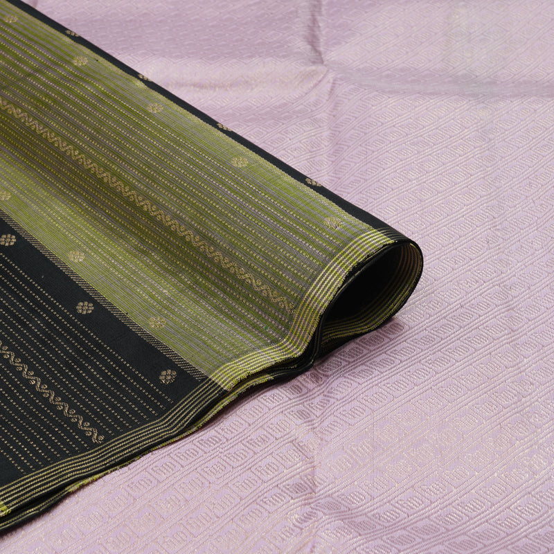 Hayagrivas Handloom Black&Beige Kanjivaram Silk Saree KBE804H5-10