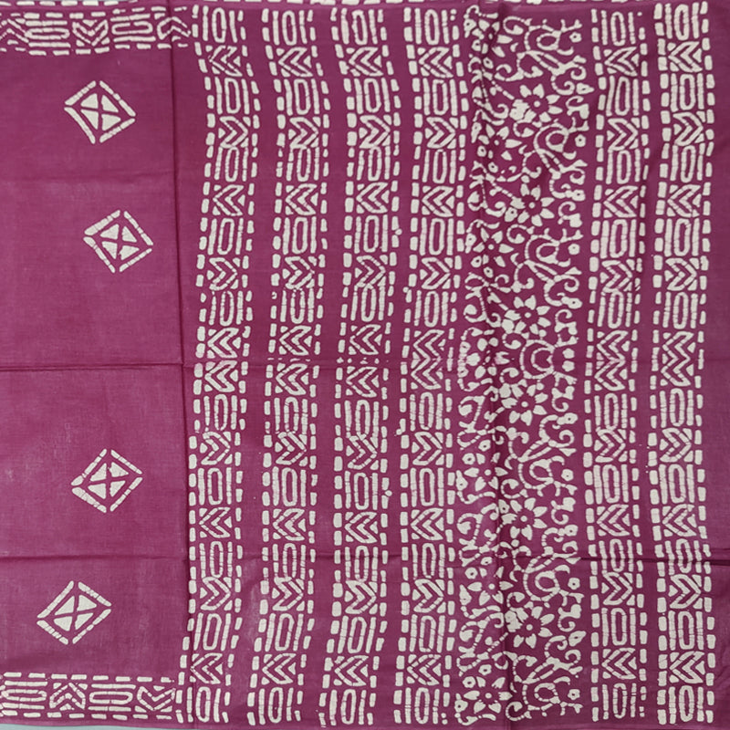 Hayagrivas Purple Fancy Cotton Saree KBE81D1-44