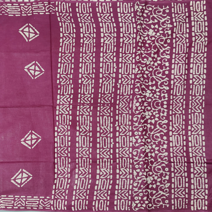 Hayagrivas Purple Fancy Cotton Saree KBE81D1-44