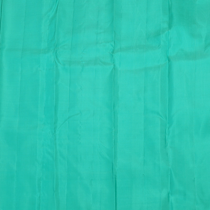 Hayagrivas Handloom Pure Kanjivaram Silk Saree in Lustrous Sea Green KBE830H1-1