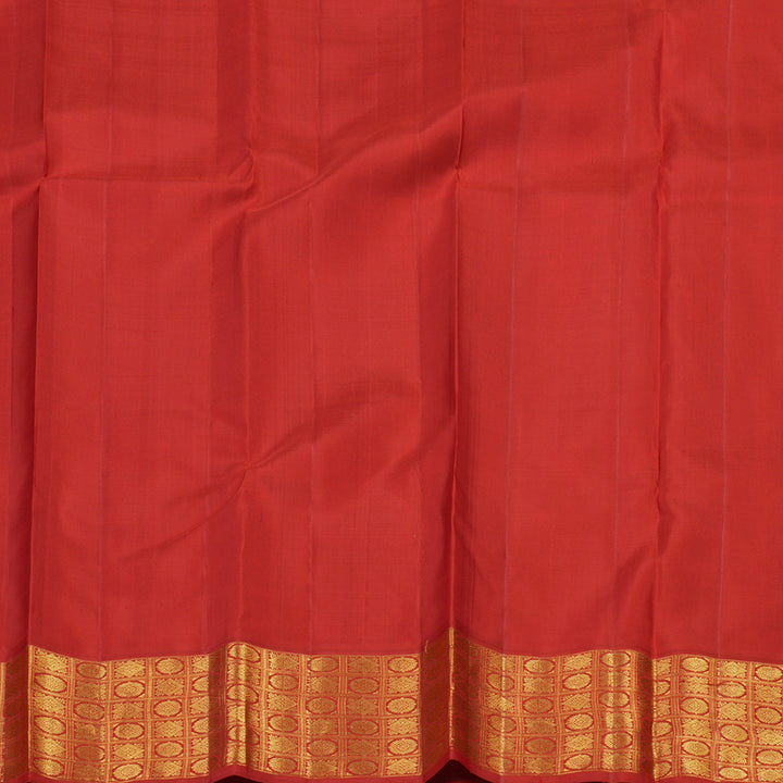 Hayagrivas Handloom Pure Kanjivaram Silk Saree in Majestic Plum Purple KBE833H1-1