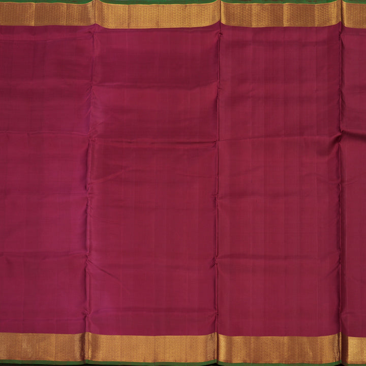 Hayagrivas Handloom Maroon Ten Yards Silk Madisar Saree KBE838H10-1