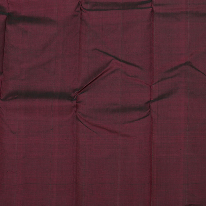 Hayagrivas Handloom Grey Kanjivaram Silk Saree with Maroon & Bottle Green Border KBE854H2-1