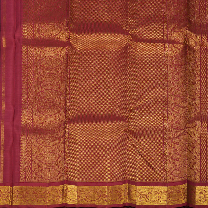 Hayagrivas Handloom Black Kanjivaram Silk Saree with Multicolour Border KBE856H3-3