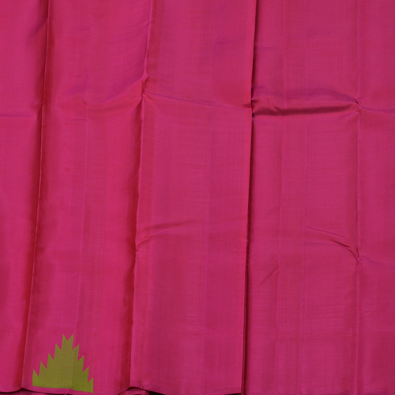 Hayagrivas Handloom Brown Kanjivaram Silk Saree KBE866H6-2