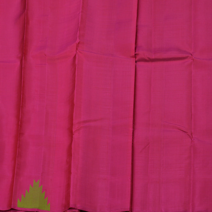 Hayagrivas Handloom Brown Kanjivaram Silk Saree KBE866H6-2