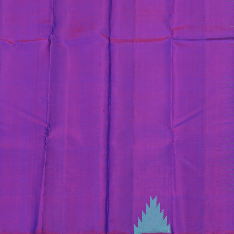 Hayagrivas Handloom Royal Blue Kanjivaram Silk Saree KBE866H6-4