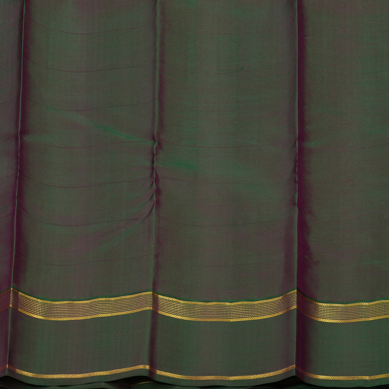 Hayagrivas Handloom Maroonish-Pink Kanjivaram Silk Saree with Manthalir Border KBE887H2-4