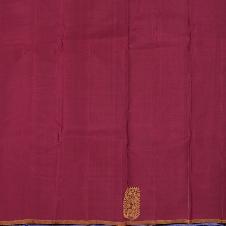 Hayagrivas Handloom MS Blue Kanjivaram Silk Saree KBE916H3-1