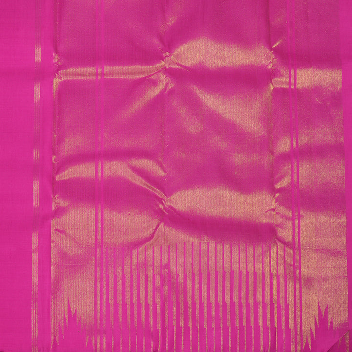 Hayagrivas Handloom Pure Kanjivaram Silk Saree in Regal Black KBE922H1-1