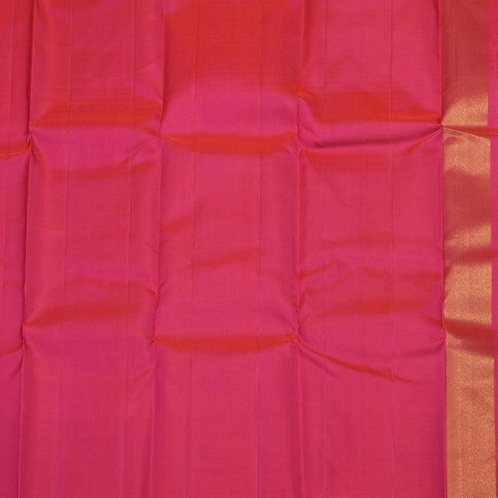 Hayagrivas Handloom Pure Kanjivaram Silk Saree in Glowing Mango Yellow KBE926H13-1