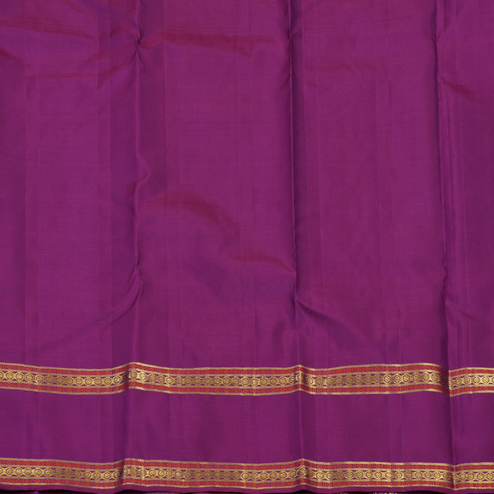 Hayagrivas Handloom Purple Kanjivaram Silk Saree KBE927H10-1