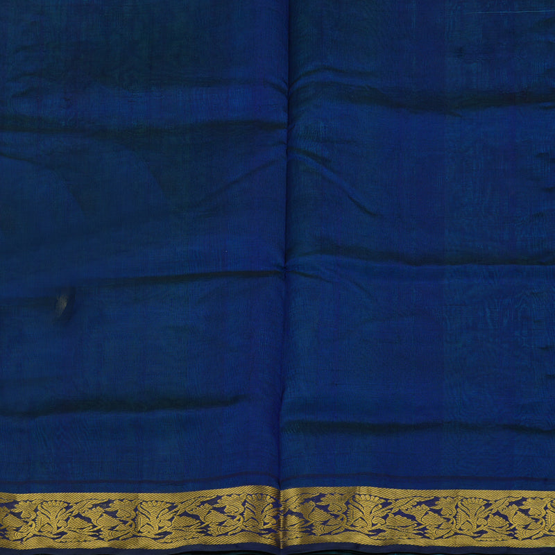 Hayagrivas Handloom Sky Blue Pure Silk Cotton Saree KBE942H6-6