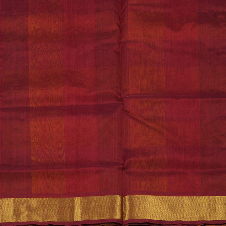 Hayagrivas Handloom Multicolour Pure Silk Cotton Saree with Maroon Border KBE942H8-4