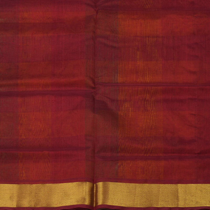 Hayagrivas Handloom Multicolour Checks Pure Silk Cotton Saree with Maroon Border KBE942H8-9