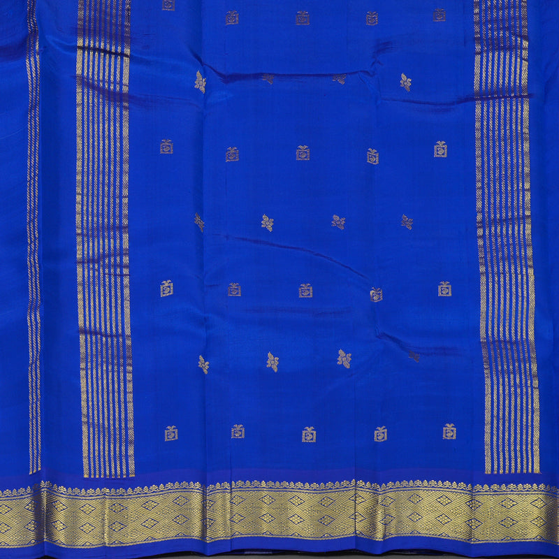 Hayagrivas Handloom Multicolour Checks Kanjivaram Silk Saree KBE944H1-4