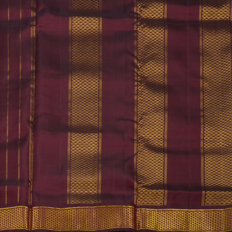 Hayagrivas Handloom Fluorescent Green Ten Yards Silk Madisar KBE945H4-3