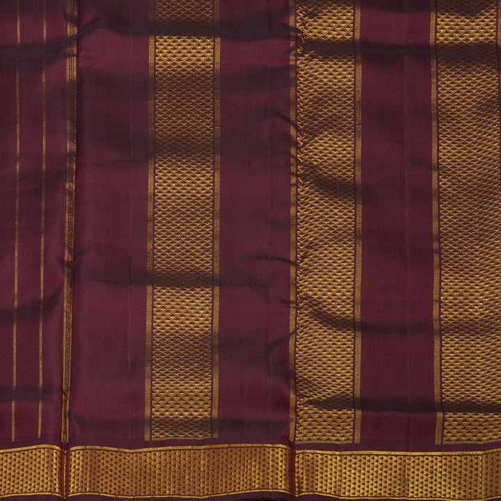 Hayagrivas Handloom Fluorescent Green Ten Yards Silk Madisar KBE945H4-3