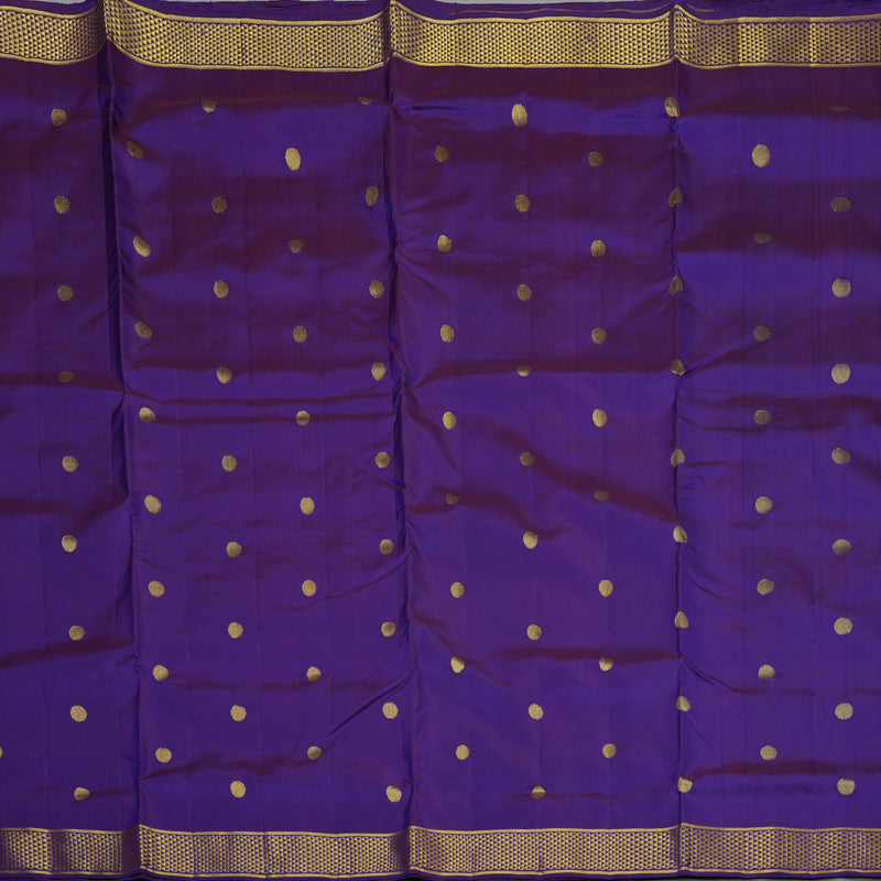 Hayagrivas Handloom Purple Ten Yards Silk Madisar KBE946H2-3
