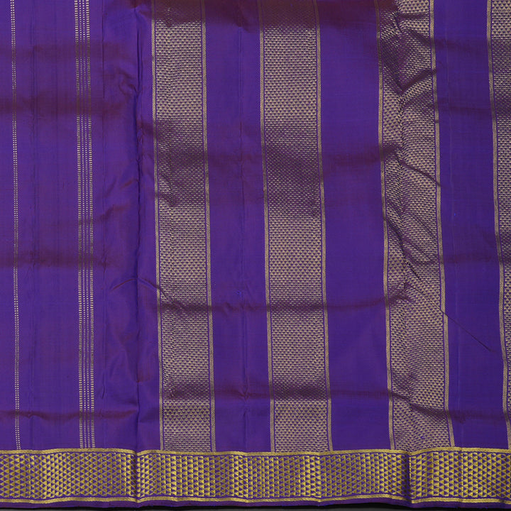 Hayagrivas Handloom Purple Ten Yards Silk Madisar KBE946H2-3