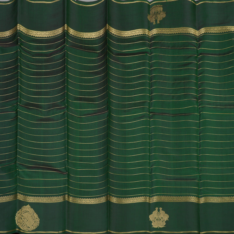 Hayagrivas Handloom Karpaga Pachai Kanjivaram Silk Saree KBE950H5-3