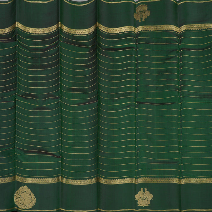 Hayagrivas Handloom Karpaga Pachai Kanjivaram Silk Saree KBE950H5-3