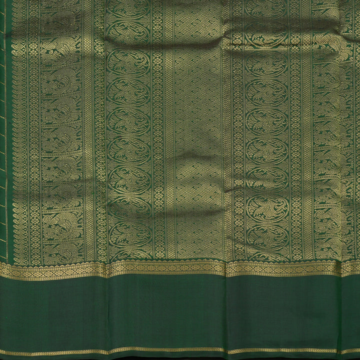 Hayagrivas Handloom Karpaga Pachai Kanjivaram Silk Saree KBE950H5-3