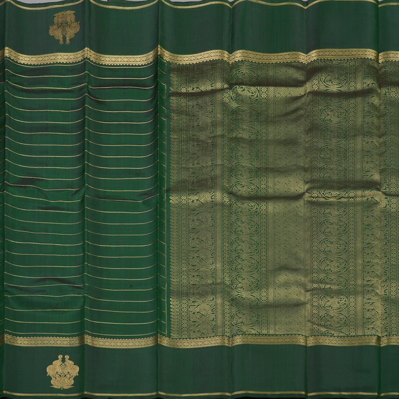 Hayagrivas Handloom Karpaga Pachai Kanjivaram Silk Saree KBE950H5-3