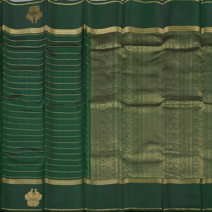 Hayagrivas Handloom Karpaga Pachai Kanjivaram Silk Saree KBE950H5-3