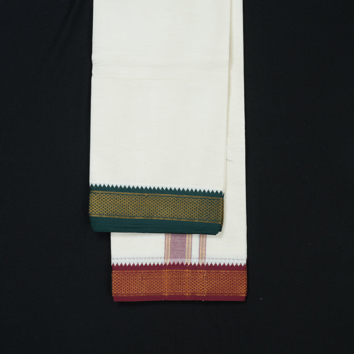 Hayagrivas Handloom 8 Mulam Cotton Dhotis KBE966H1-1