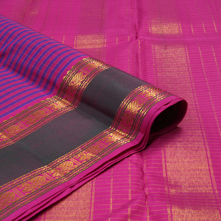 Hayagrivas Handloom Kanjivaram Silk Saree in Vibrant Multicolour KBE979I10-2