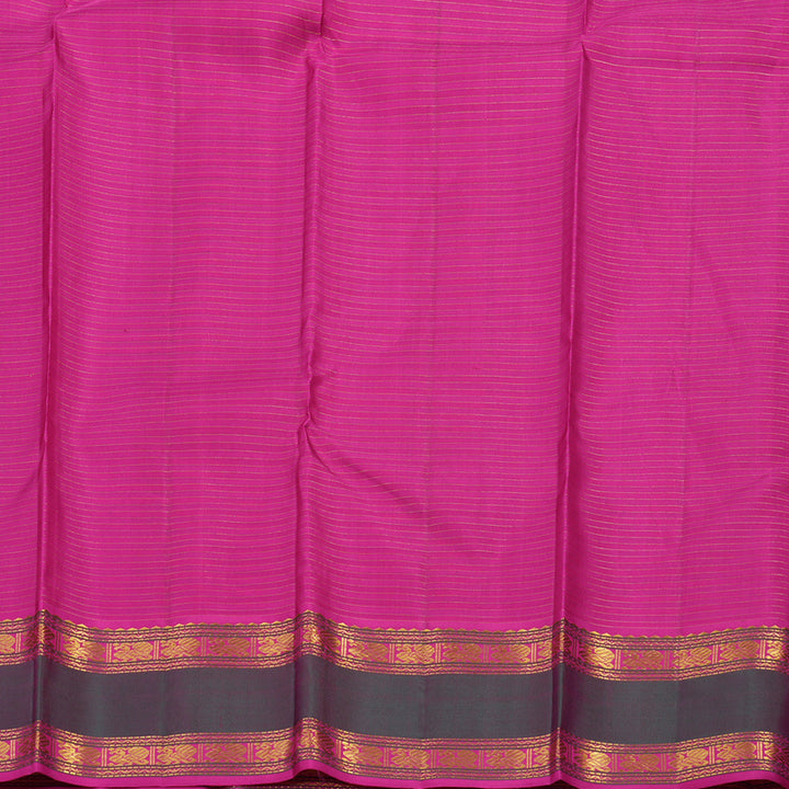 Hayagrivas Handloom Kanjivaram Silk Saree in Vibrant Multicolour KBE979I10-2