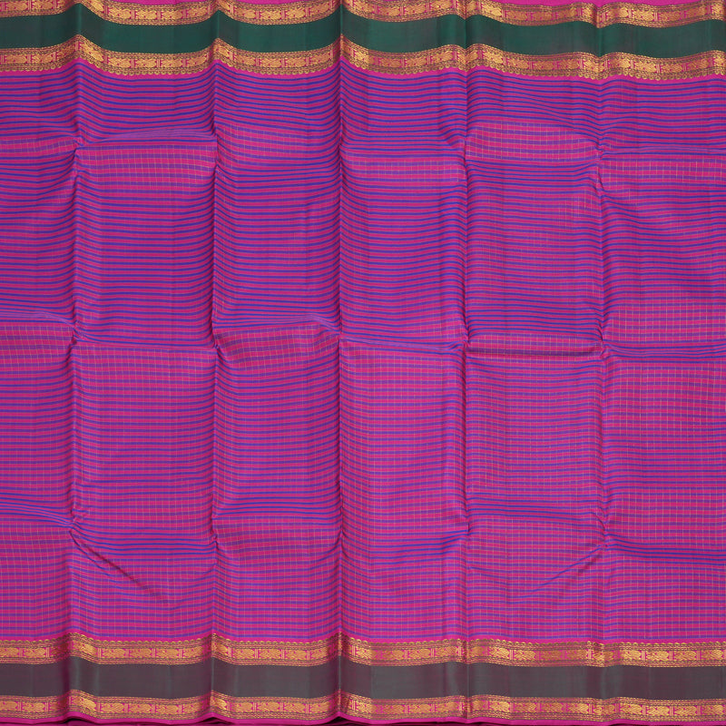 Hayagrivas Handloom Kanjivaram Silk Saree in Vibrant Multicolour KBE979I10-2