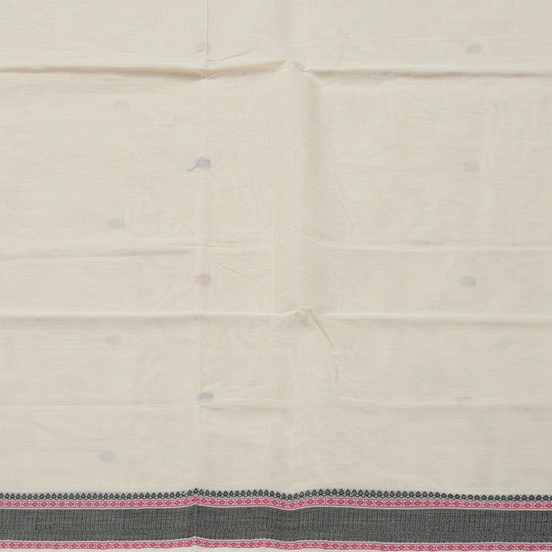 Hayagrivas handloom Beaming Beige Cotton Saree KBE97D13-3