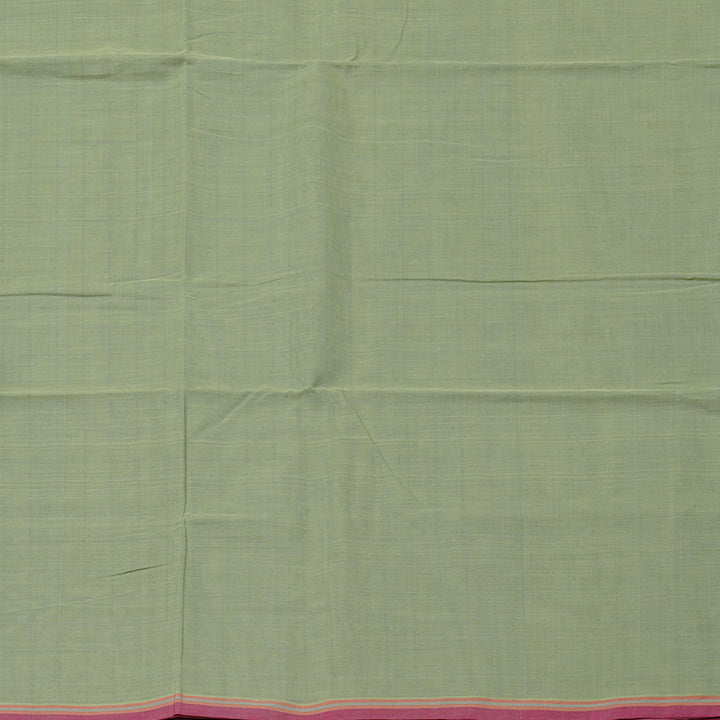 Hayagrivas Handloom Pure Cotton Saree in Gentle Light Pastel Green KBE98D10-2