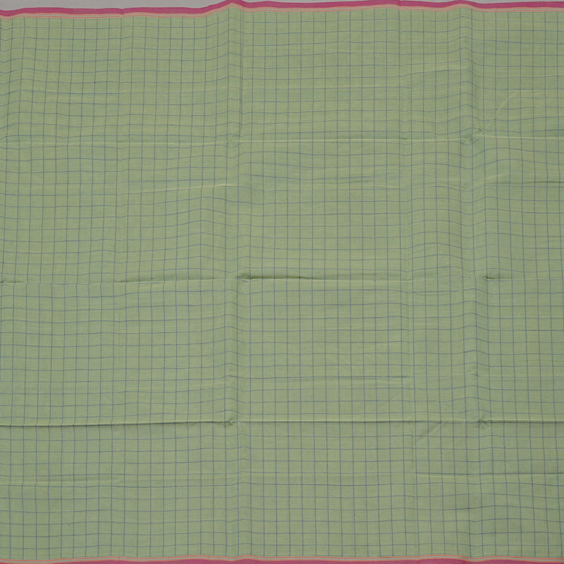 Hayagrivas Handloom Pure Cotton Saree in Gentle Light Pastel Green KBE98D10-2