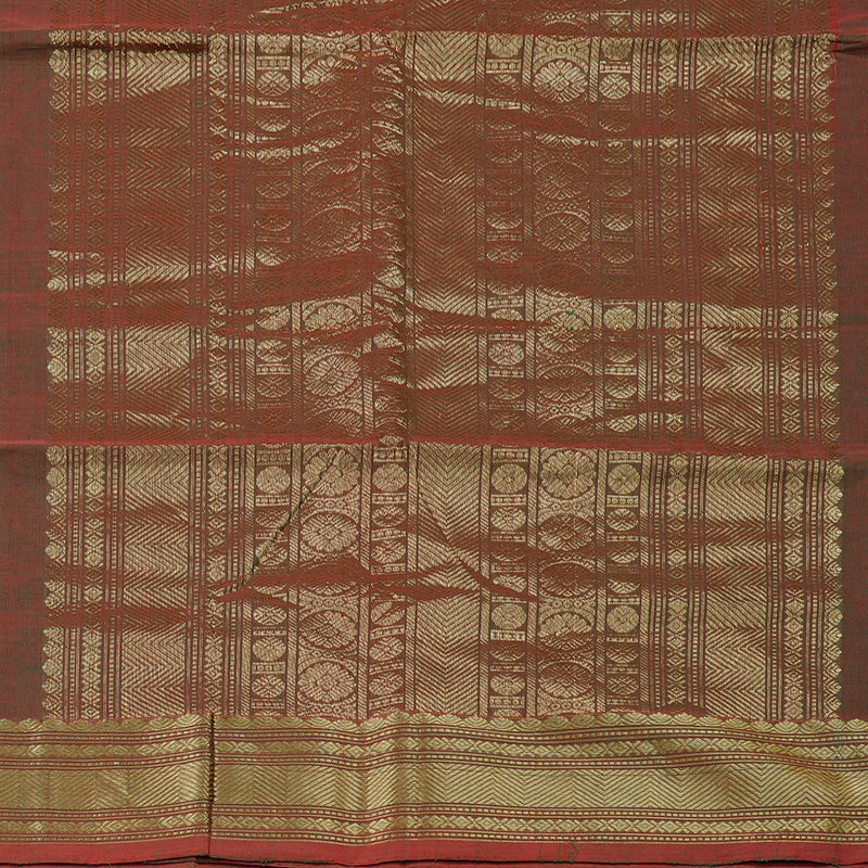 Hayagrivas Handloom Pure Cotton Saree in Elegant Mandhalir KBE98D11-2